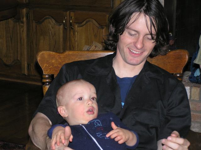 Jacob with Uncle Kristopher