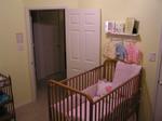 Lacy's room and crib