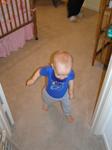 Jacob walks around and inspects Lacy's new room