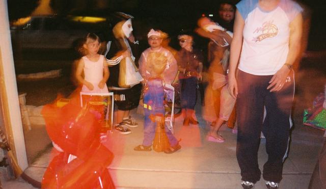 Jacob's cousins head out for some trick-or-treating