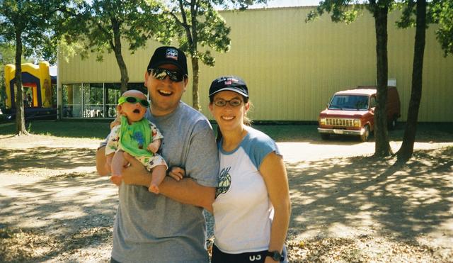 The Hanson family at the picnic