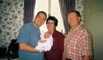Erik and the proud Grandma and Grandpa Hanson with their first grandchild