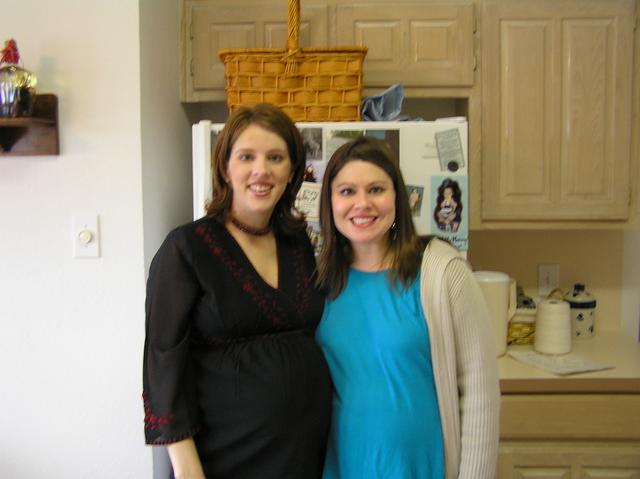 (Second) Moms to be! Kathy and her friend Julie Hamilton