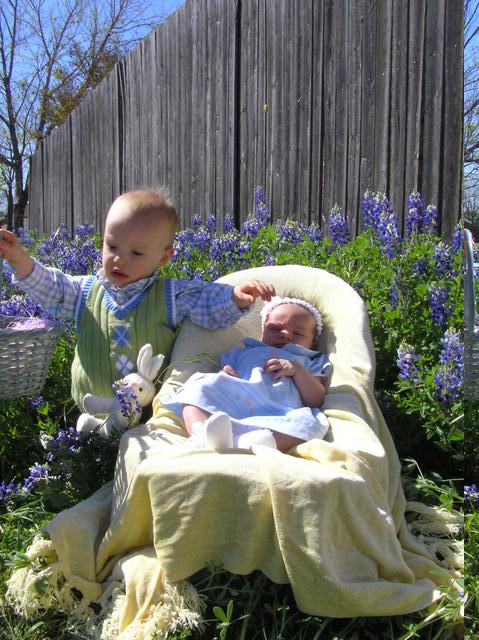 Jacob and Lacy enjoying some spring weather